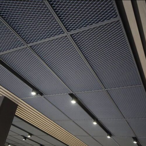 Expanded mesh ceilings 1